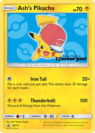 Ash's Pikachu - SM114 SM114/248 - SM Promos - Single Cards