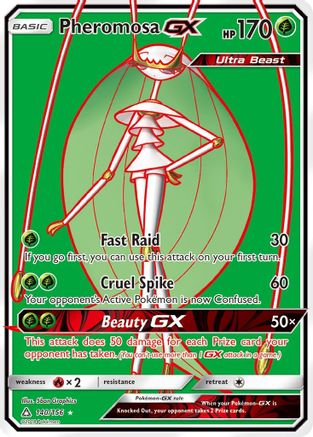 Pheromosa-GX 140/156 - Ultra Prism Pokemon Holofoil - Single Cards