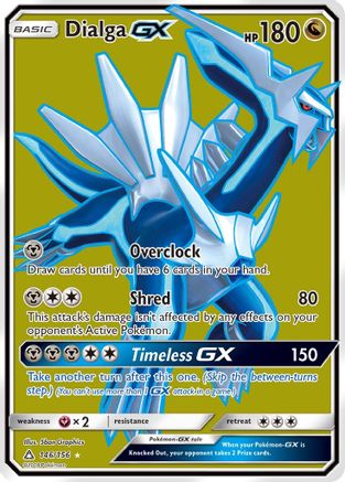 Dialga-GX 146/156 - Ultra Prism Pokemon Holofoil - Single Cards