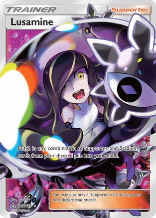 Lusamine 153/156 - Ultra Prism Pokemon Holofoil - Single Cards