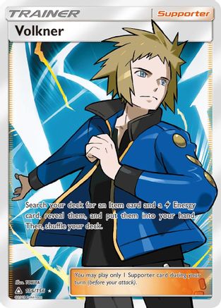 Volkner 156/156 - Ultra Prism Pokemon Holofoil - Single Cards