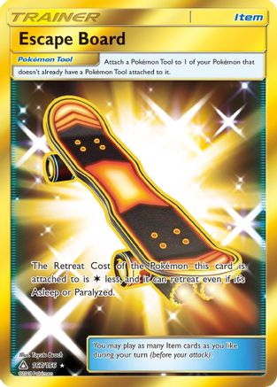 Escape Board 167/156 - Ultra Prism Pokemon Holofoil - Single Cards