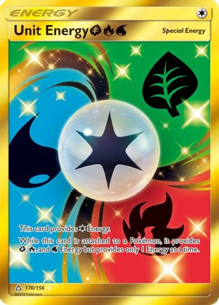 Unit Energy GrassFireWater 170/156 - Ultra Prism Pokemon Holofoil - Single Cards