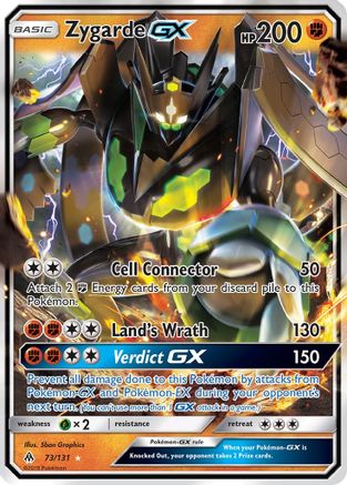 Zygarde-GX 73/131 - Forbidden Light Pokemon Holofoil - Single Cards