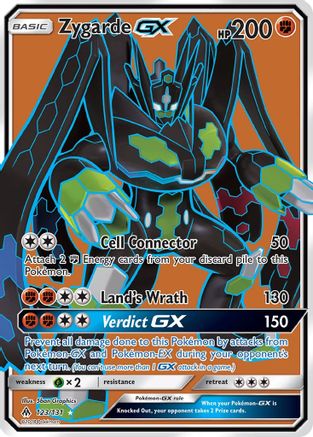 Zygarde-GX 123/131 - Forbidden Light Pokemon Holofoil - Single Cards