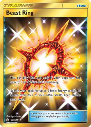 Beast Ring 141/131 - Forbidden Light Pokemon Holofoil - Single Cards