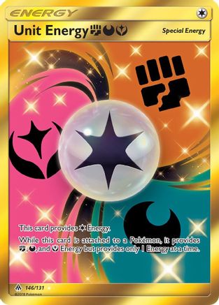Unit Energy FightingDarknessFairy 146/131 - Forbidden Light Pokemon Holofoil - Single Cards