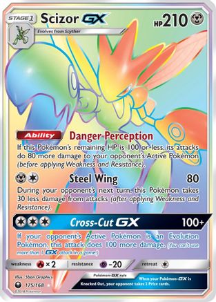 Scizor-GX 175/168 - Celestial Storm Pokemon Holofoil - Single Cards