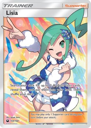 Lisia 164/168 - Celestial Storm Pokemon Holofoil - Single Cards