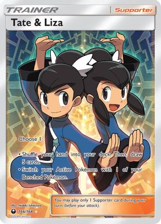 Tate & Liza 166/168 - Celestial Storm Pokemon Holofoil - Single Cards