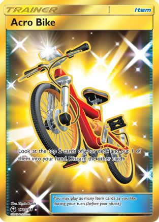 Acro Bike 178/168 - Celestial Storm Pokemon Holofoil - Single Cards
