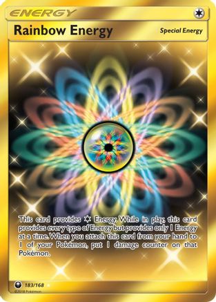 Rainbow Energy 183/168 - Celestial Storm Pokemon Holofoil - Single Cards