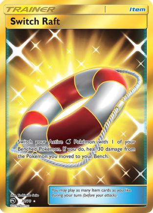 Switch Raft 77/70 - Dragon Majesty Pokemon Holofoil - Single Cards