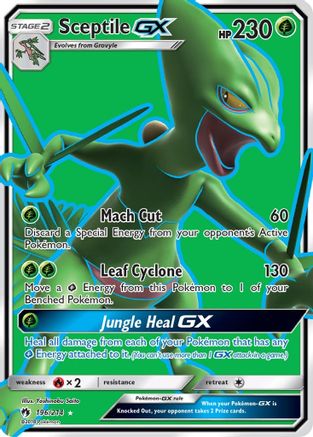 Sceptile-GX 196/214 - Lost Thunder Pokemon Holofoil - Single Cards