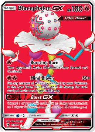 Blacephalon-GX 199/214 - Lost Thunder Pokemon Holofoil - Single Cards
