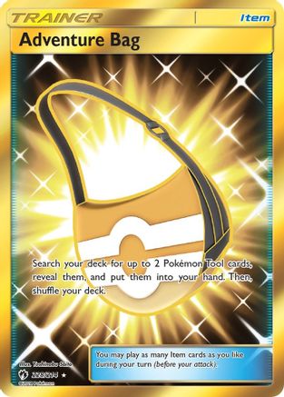 Adventure Bag 228/214 - Lost Thunder Pokemon Holofoil - Single Cards