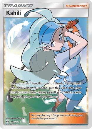 Kahili 210/214 - Lost Thunder Pokemon Holofoil - Single Cards