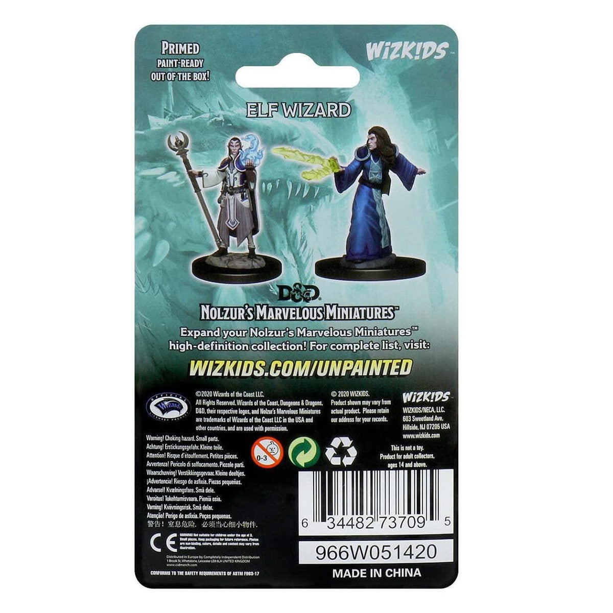 D&D Nolzurs Marvelous Unpainted Miniatures Male Elf Wizard - Miniatures - 2