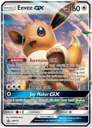 Eevee GX - SM174 SM174/248 - SM Promos Holofoil - Single Cards