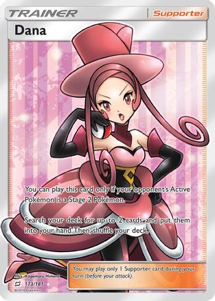 Dana 173/181 - Team Up Pokemon Holofoil - Single Cards