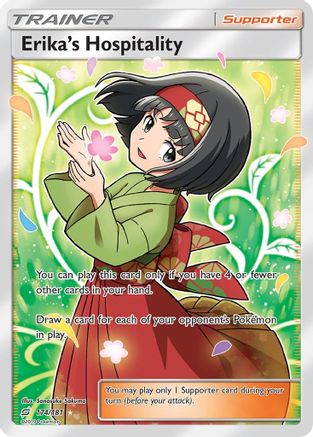 Erika's Hospitality 174/181 - Team Up Pokemon Holofoil - Single Cards