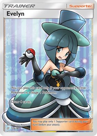 Evelyn 175/181 - Team Up Pokemon Holofoil - Single Cards