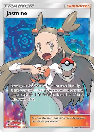 Jasmine 177/181 - Team Up Pokemon Holofoil - Single Cards