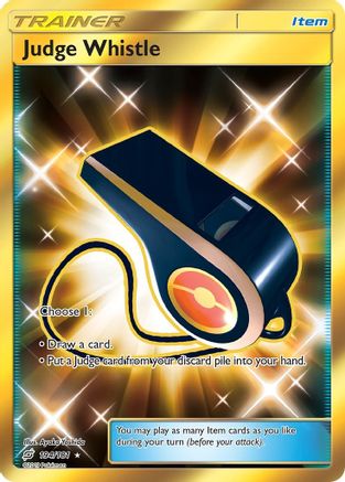 Judge Whistle 194/181 - Team Up Pokemon Holofoil - Single Cards