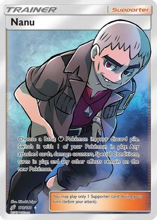 Nanu 179/181 - Team Up Pokemon Holofoil - Single Cards