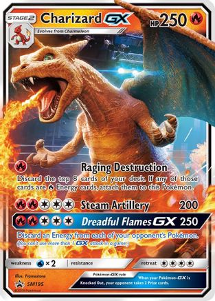 Charizard GX - SM195 SM195/248 - SM Promos Holofoil - Single Cards