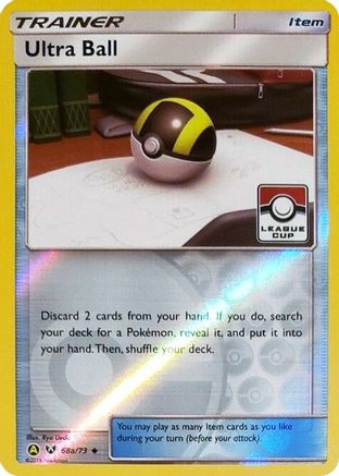 Ultra Ball 68a/73 - Shining Legends Reverse Pokemon Holofoil - Single Cards