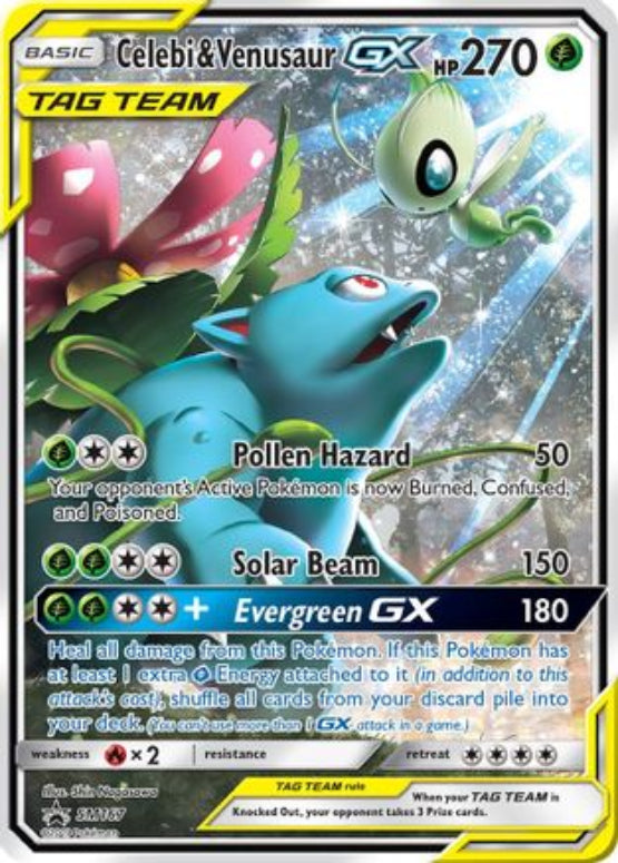 Celebi & Venusaur GX - SM167 SM167/248 - SM Promos Holofoil - Single Cards