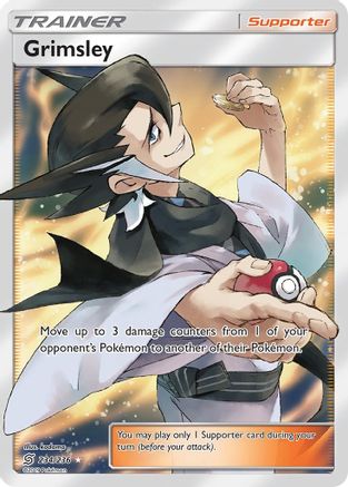 Grimsley 234/236 - Unified Minds Pokemon Holofoil - Single Cards