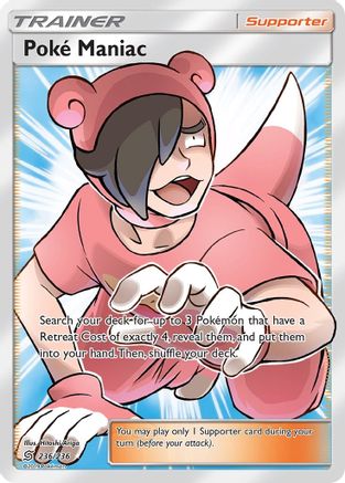 PokÃ© Maniac 236/236 - Unified Minds Pokemon Holofoil - Single Cards