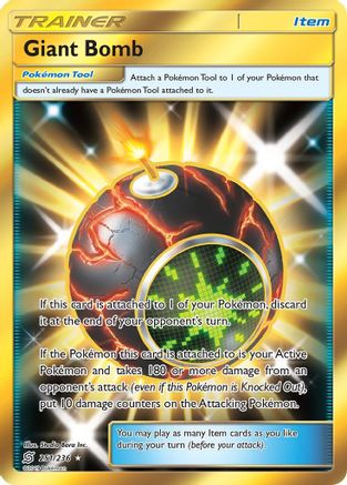 Giant Bomb 251/236 - Unified Minds Pokemon Holofoil - Single Cards