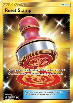 Reset Stamp 253/236 - Unified Minds Pokemon Holofoil - Single Cards