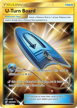 U-Turn Board 255/236 - Unified Minds Pokemon Holofoil - Single Cards