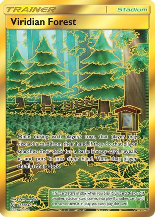 Viridian Forest 256/236 - Unified Minds Pokemon Holofoil - Single Cards
