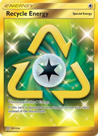 Recycle Energy 257/236 - Unified Minds Pokemon Holofoil - Single Cards