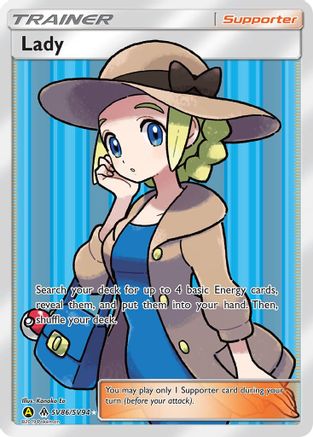Lady SV86/94 - Shiny Vault Pokemon Holofoil - Single Cards