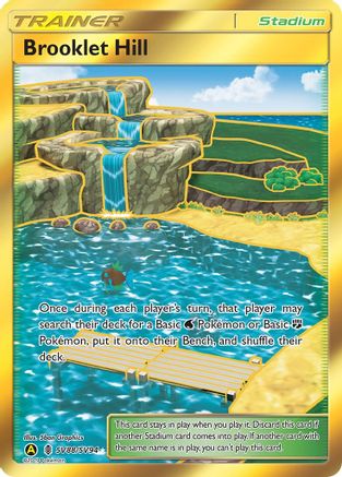 Brooklet Hill SV88/94 - Shiny Vault Pokemon Holofoil - Single Cards