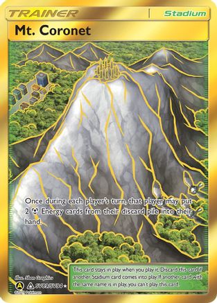 Mt. Coronet SV89/94 - Shiny Vault Pokemon Holofoil - Single Cards