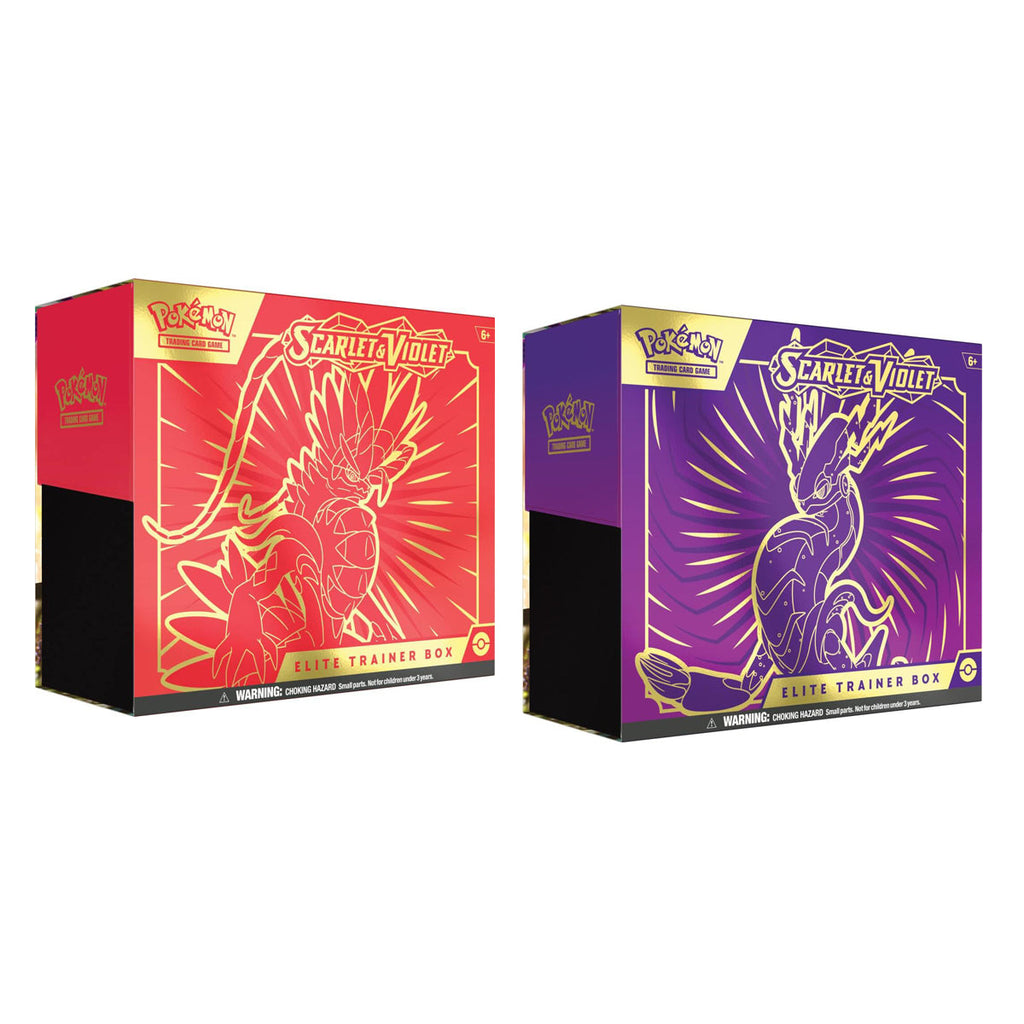 Scarlet & Violet 1 Elite Trainer Boxes (Pair) POKEMON TCG - Trading Card Games