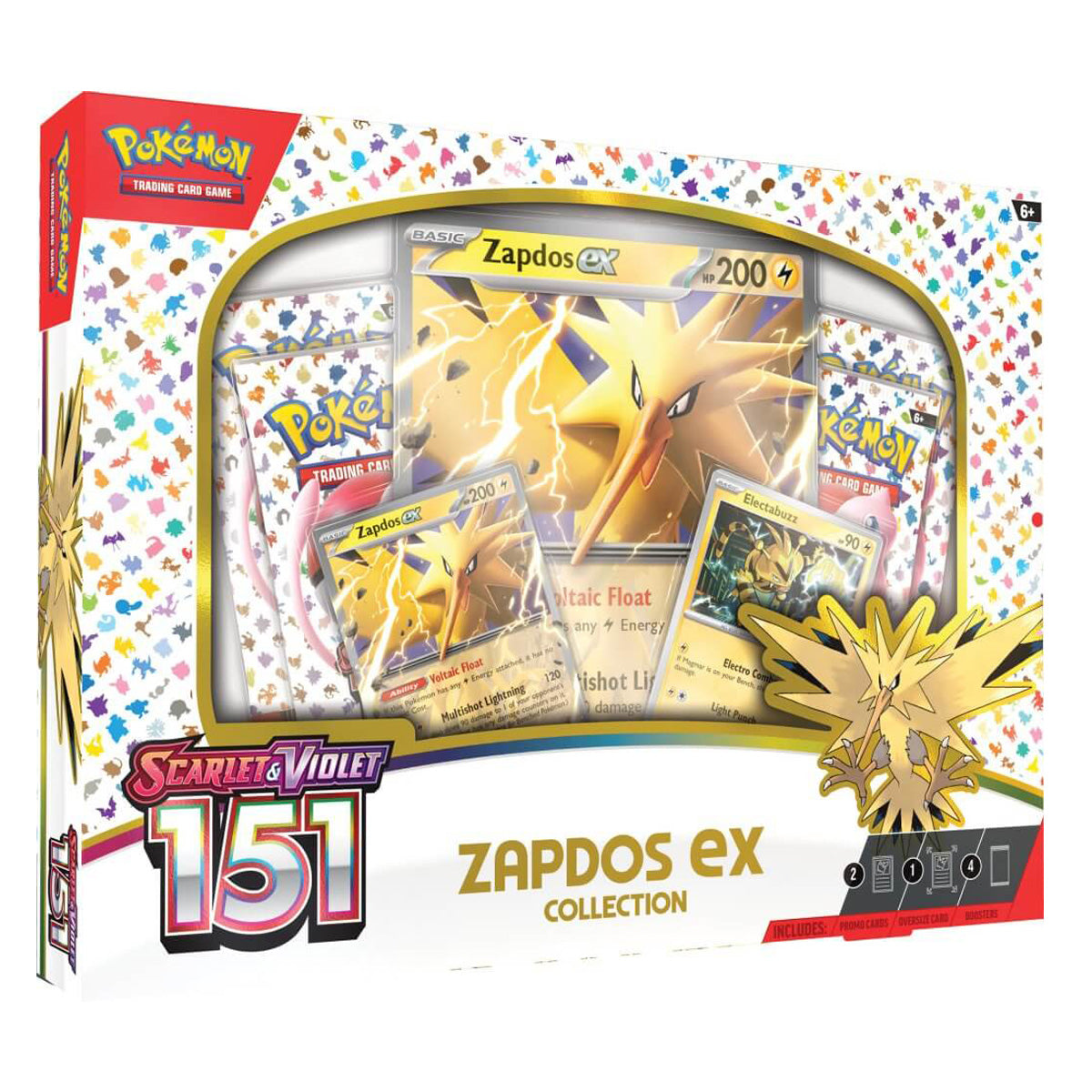POKEMON TCG Scarlet & Violet 151 Collection—Zapdos ex - Trading Card Games