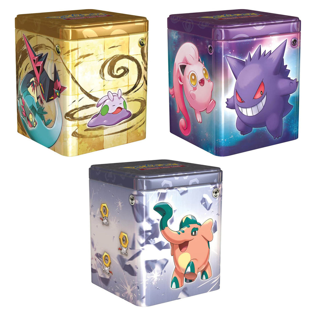 POKEMON TCG Stacking Tins Psychic/Metal/Dragon (Set of 3) - Trading Card Games