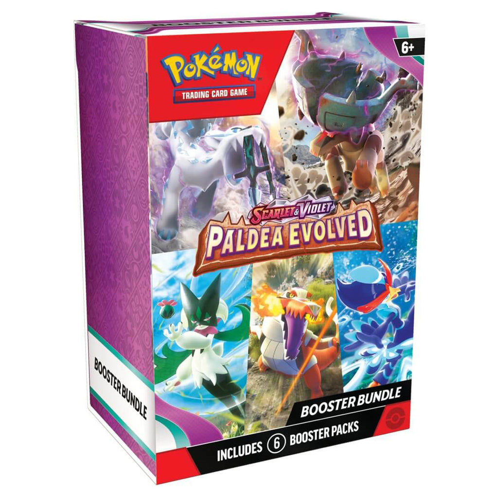 Scarlet & Violet Paldea Evolved Booster Bundle POKEMON TCG - Trading Card Games