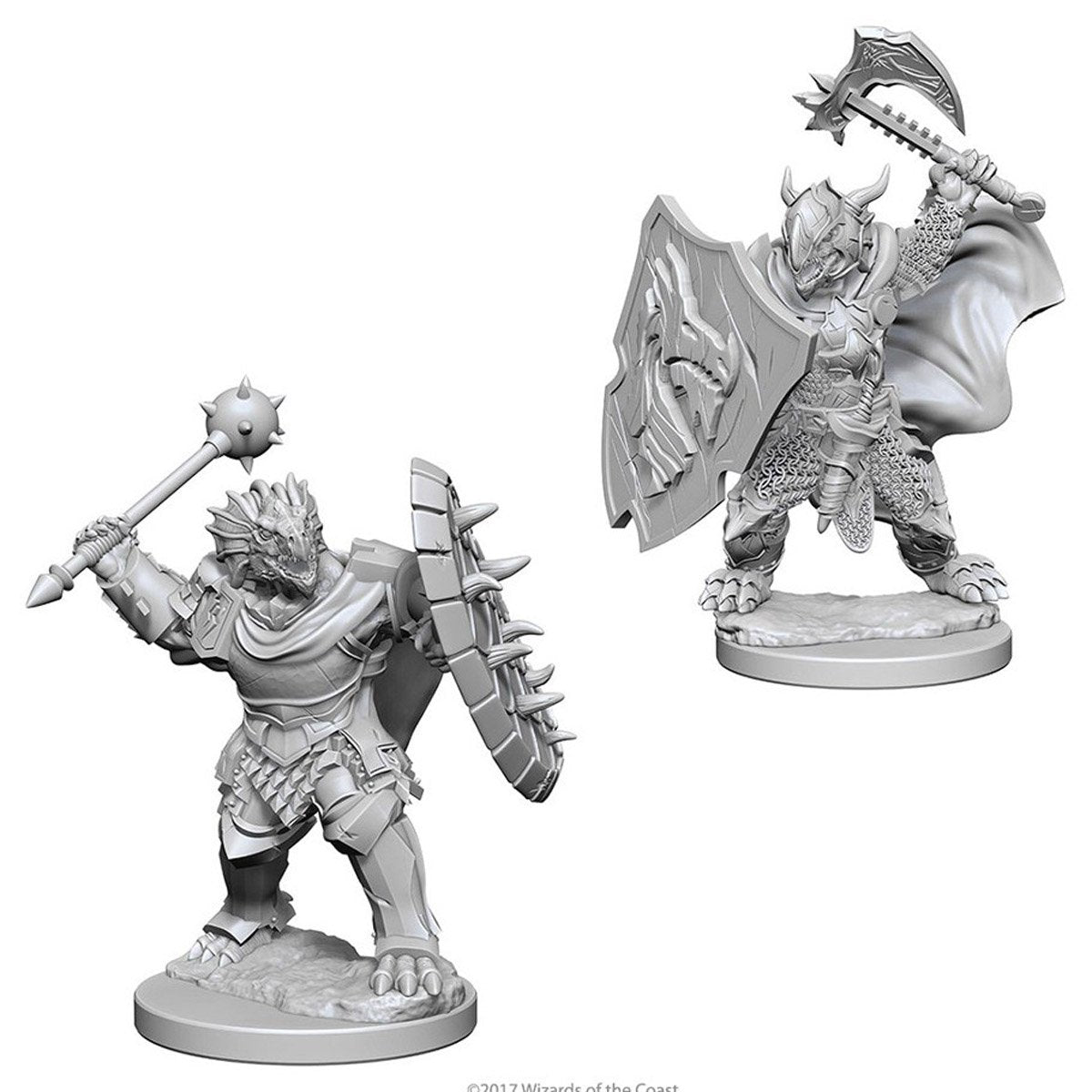 Dungeons & Dragons - Nolzurs Marvelous Unpainted Minis: Dragonborn Male Paladin - Miniatures