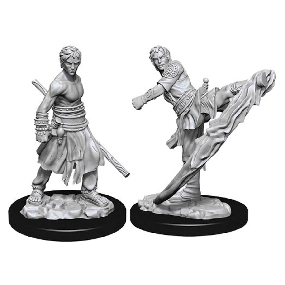 D&D Nolzurs Marvelous Unpainted Miniatures Male Half Elf Monk - Miniatures