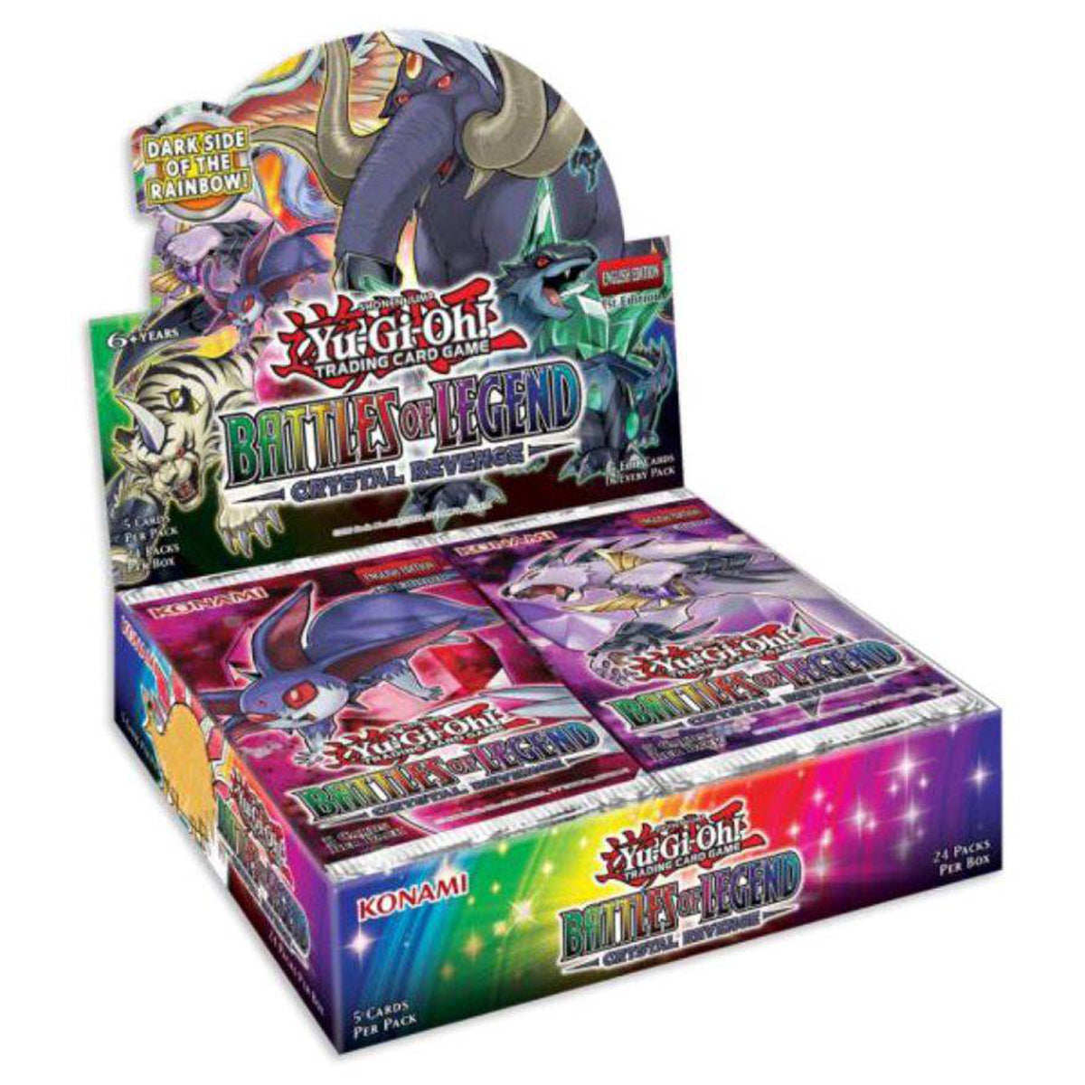 YuGiOh! Battles of Legend: Crystal Revenge Booster Box - Trading Card Games