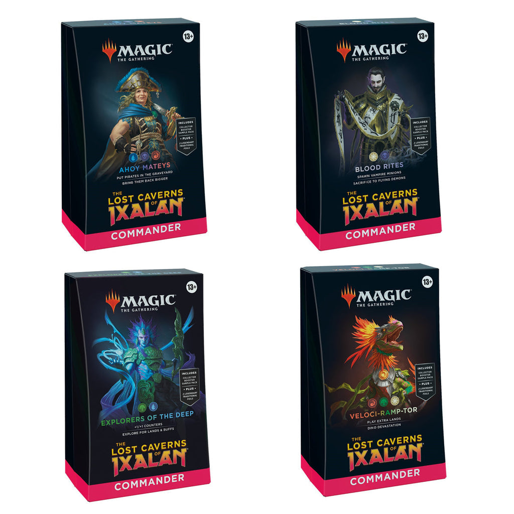 Magic The Lost Caverns of Ixalan Commander Decks (Set of 4) - Trading Card Games